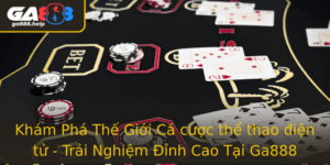 Kham Pha The Gioi Ca Cuoc The Thao Ien Tu Trai Nghiem Inh Cao Tai Ga888
